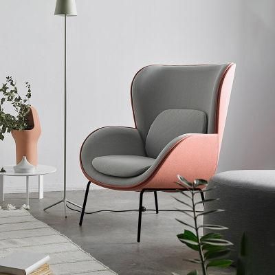 North American U-Ring Chair Single Sofa Chair Leisure Fabric Armchair