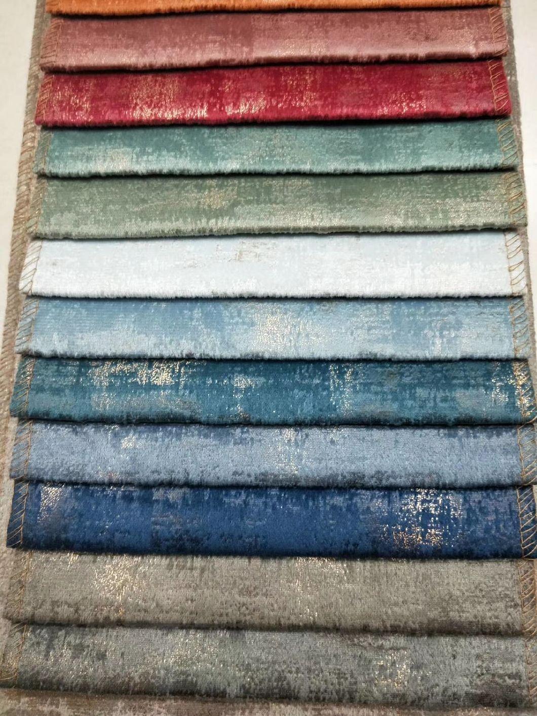 Holland Printing Velvet with Nonwoven Bonded Sofa Fabric
