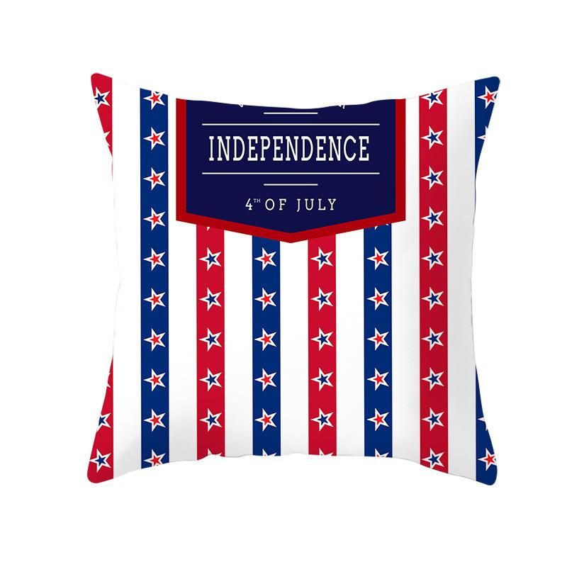 Holiday Decoration Independence Day Series 6 Back Cushion Cover, Sofa Cushion Cover