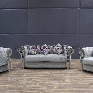 Golden Sofa Furniture Living Room European Style Velvet Sofa