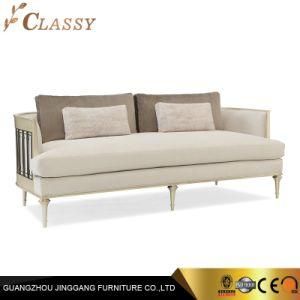 Living Room Plated Metal Steel Frame Classical Loose Bench Seat Sofa