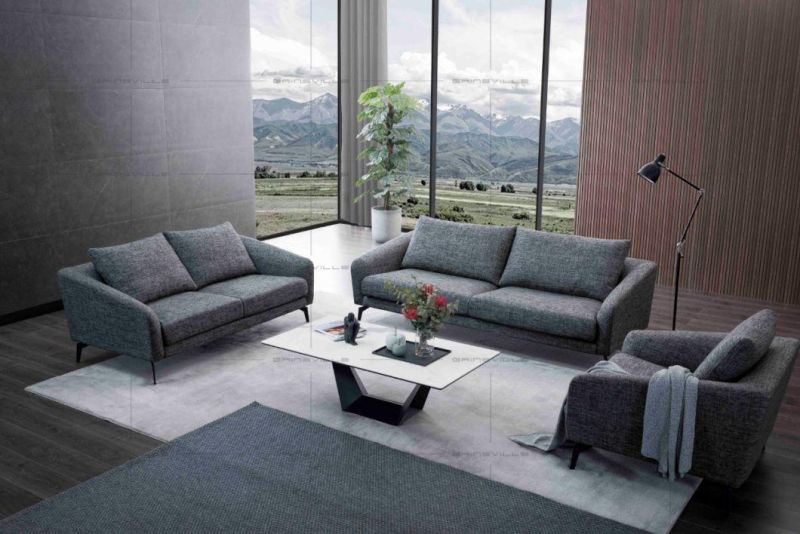 Hot Sale Italy Leisure Style Modern Home Furniture Sofa Fabric Sofa