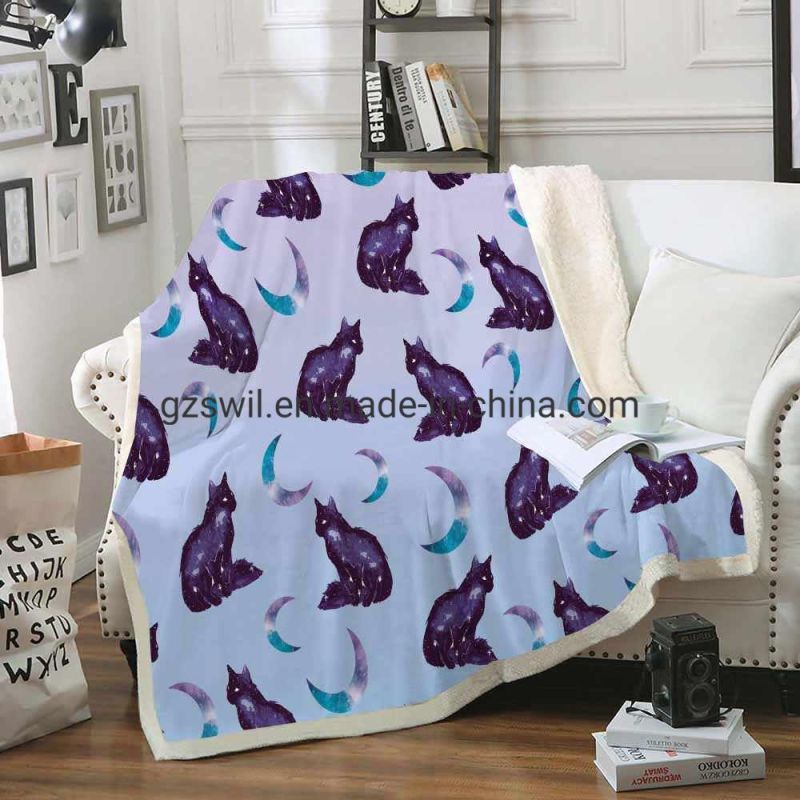 Warm Ultra Soft Flannel Throw Blanket for Couch Sofa Bed