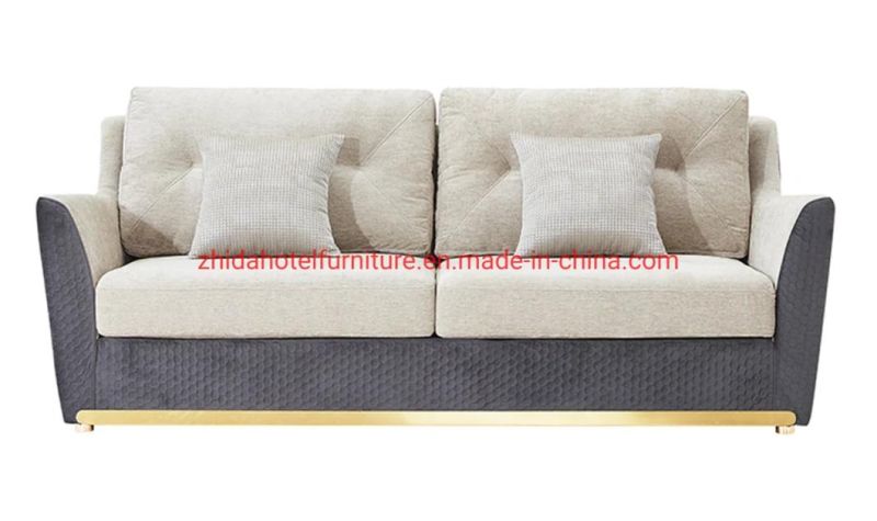 Luxury Living Room Furniture Sofa Fabric Sectional Sofa with Chaise