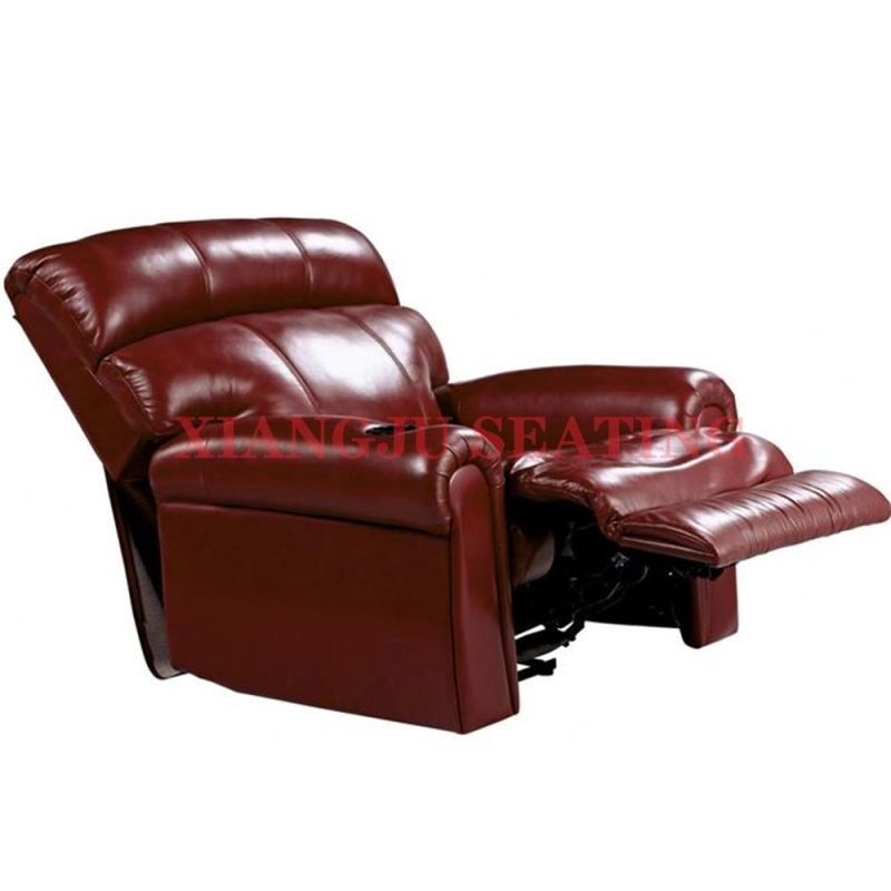 Good Quality Real Leather Cover Luxury Recliner Chair Movie Home Theater Sofa