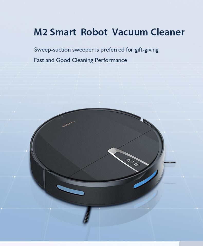 M2 Robot Vacuum Cleaner Brush Sweeping Automatic Garage Floor and Moping Sweep Machine Floor Washing Machine Sofa Cleaning Sweeper Floor Machine Cleaner