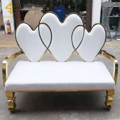 2021 Stylish Velvet Love Seat Popular Wedding Sofa Couch Event Hotel Banquet