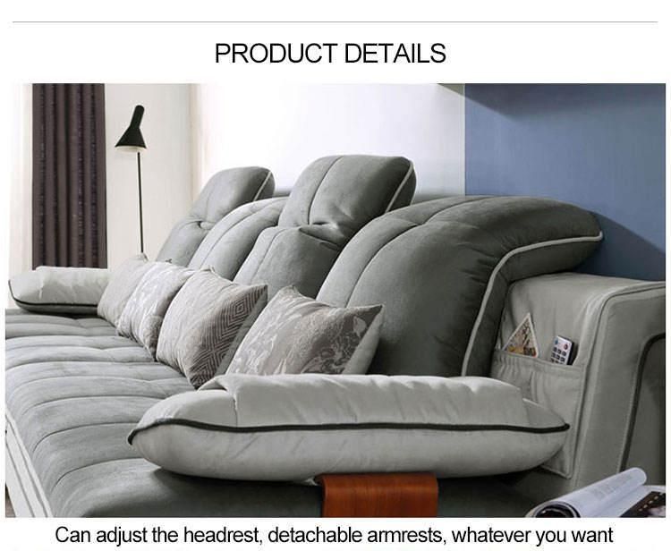 Linsy Modern Living Room Combination Furniture Set Fabric Sofa F09853