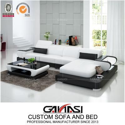 Ganasi Home Genuine Leather Sofa with Chaise