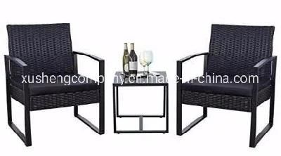 Modern Outdoor Leisure Rattan Sofa Set Steel Garden Furniture