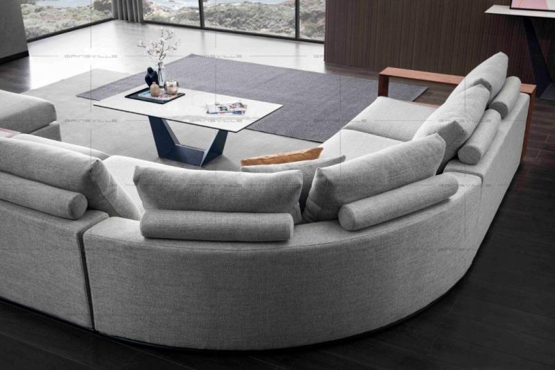 Home Furniture Sofa U Shape Sofa Living Room Sofa Furniture Fabric Sofa GS9001