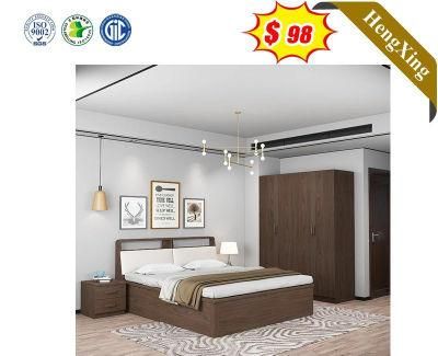 Wooden Furniture Bed Frame Bedroom Wooden Double King Capsule Round Bed