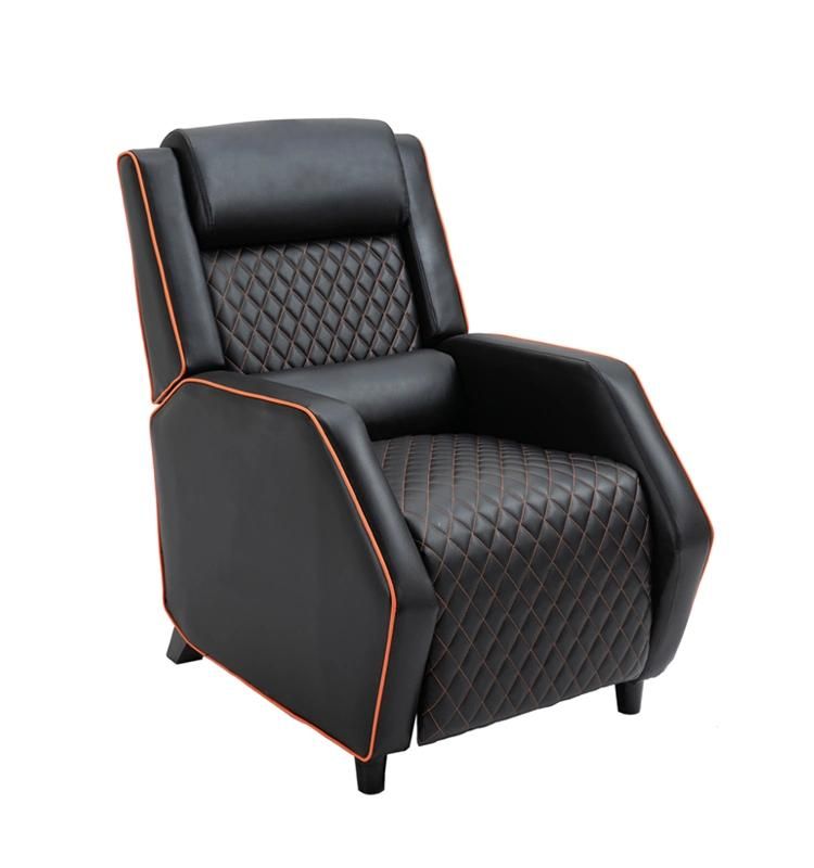(WILSON) Adjustable Back PU Leather Gaming Sofa with Footrest