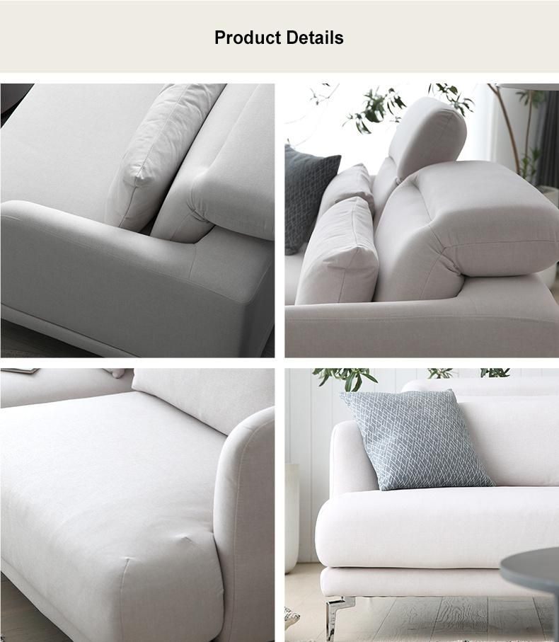 Non Inflatable Home Furniture Living Room Recliner Fabric Sofa with Good Price