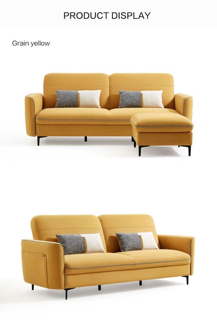En 1021 Fabric Living Room Set Couch Sofa Cum Bed Designs in China S136