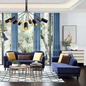 Simple Design Corner Fabric Sofa for Home Furniture