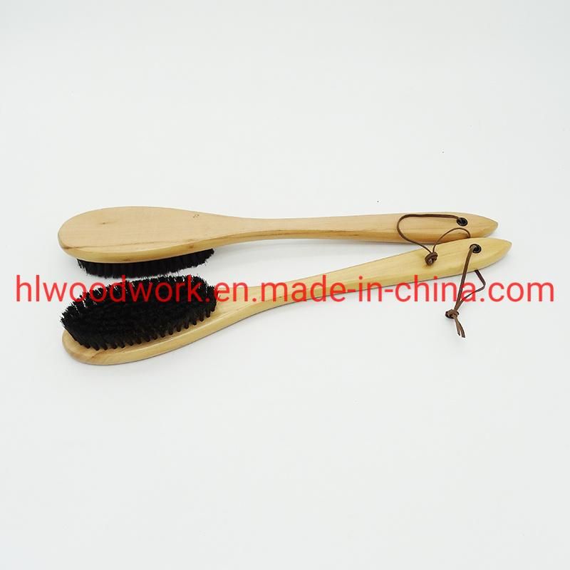 Hand Broom Cleaning Brushes-Soft Bristles Dusting Brush for Cleaning Car/ Bed/ Couch/ Draft/ Garden/ Furniture/Clothes, Birch Wood Handle Natural Sofa Brush