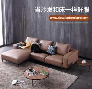 3+Couch L Shape Living Room Furniture Nappa Leather Lawson Sofa (LT-09)