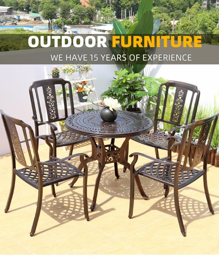 Cast Aluminum Outdoor Garden Furniture Sofa Series