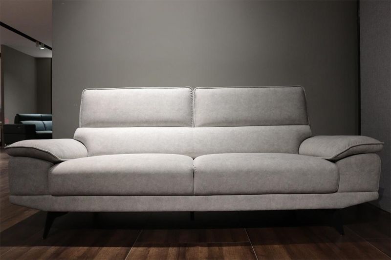 Modern Minimalist Fabric Living Room Furniture Large Size Sofa with Chaise Lounge
