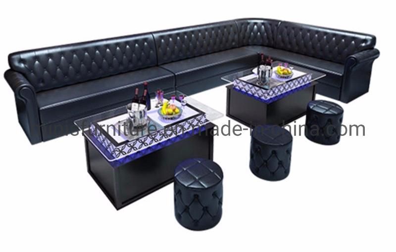 (MN-SF92) Home Modern Simple Comfortable Living Room L Grey Sofa Furniture