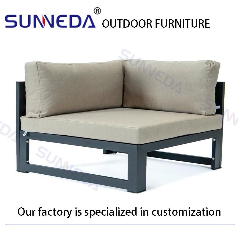 Deluxe Wholesale Garden Aluminum Frame Simplify Furniture Outdoor Chair Sofa