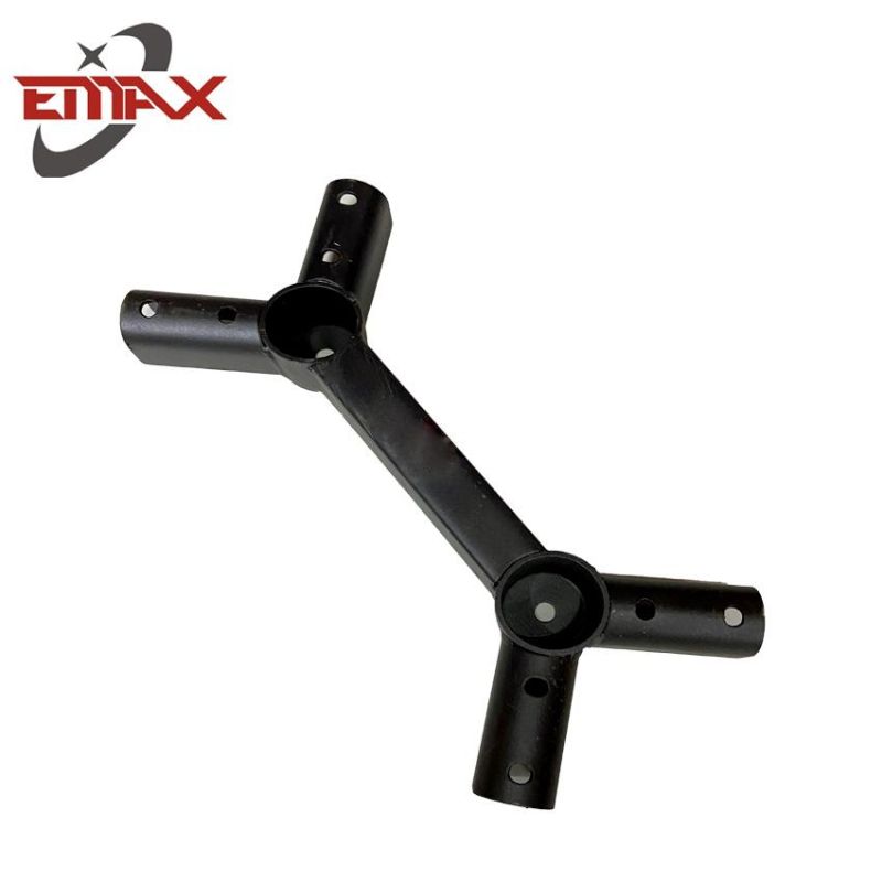 Factory Supply Black Powder Coated Metal Cable Base Bracket Leg for Office Furniture Sofa Table