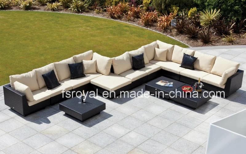 Eco-Friendly Wicker Outdoor Patio Furniture Garden Lanzarote Lounge Home Hotel Office Sofa Set