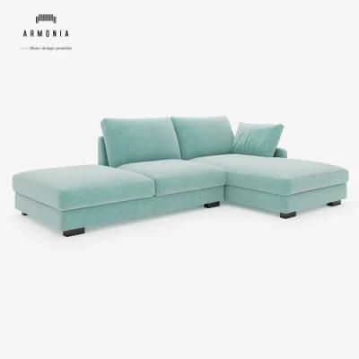 Fabric Living Room Modern Home Furniture Corner Sofa