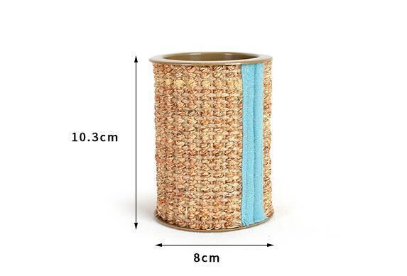 Sisal Funny Cat Scratch Toy Folding Cat Scratching Post Training Toy Sofa Wall Corner Scratcher Mat Board Furniture Protection