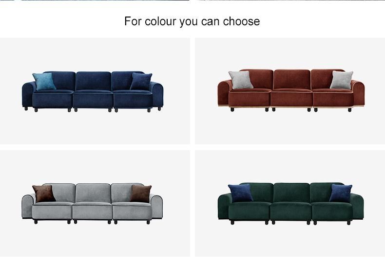 Modern Living Room Furniture Home Sofa Leisure Modular Fabric Sofa