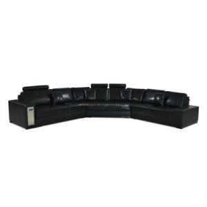 2013 New Design Drawer Corner Leather Sofa (A05)