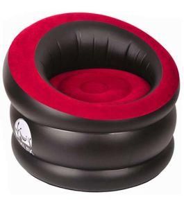 Portable PVC Flocking Single Sofa