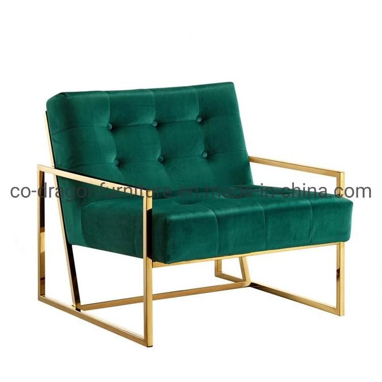Modern Living Room Sofa Chair Steel Frame Lounge Sofa Chair