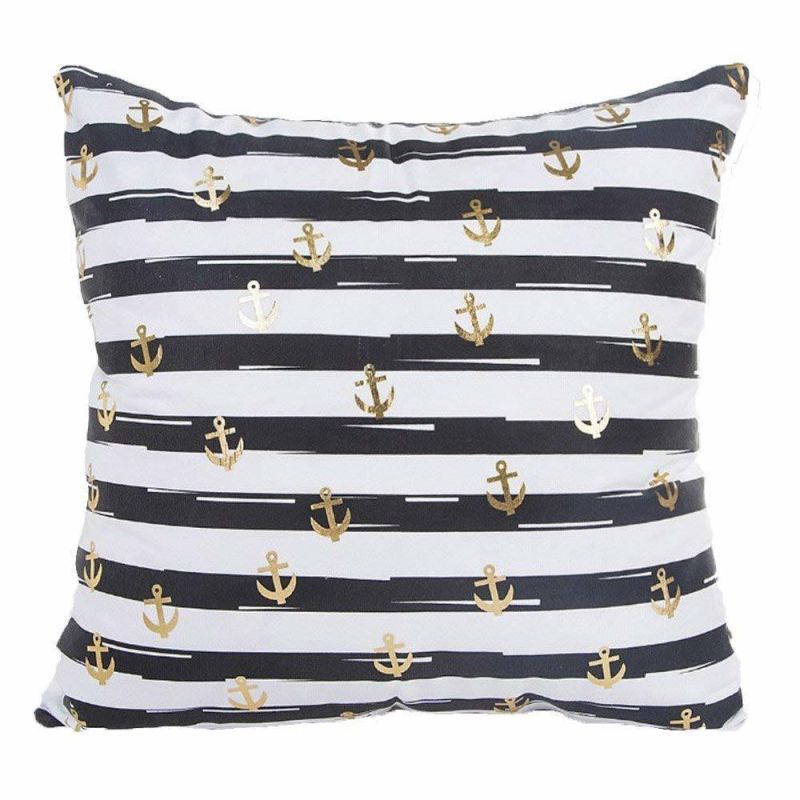 Metallic Print Throw Cushion Covers Decorative Soft Throw Pillowcases Sofa