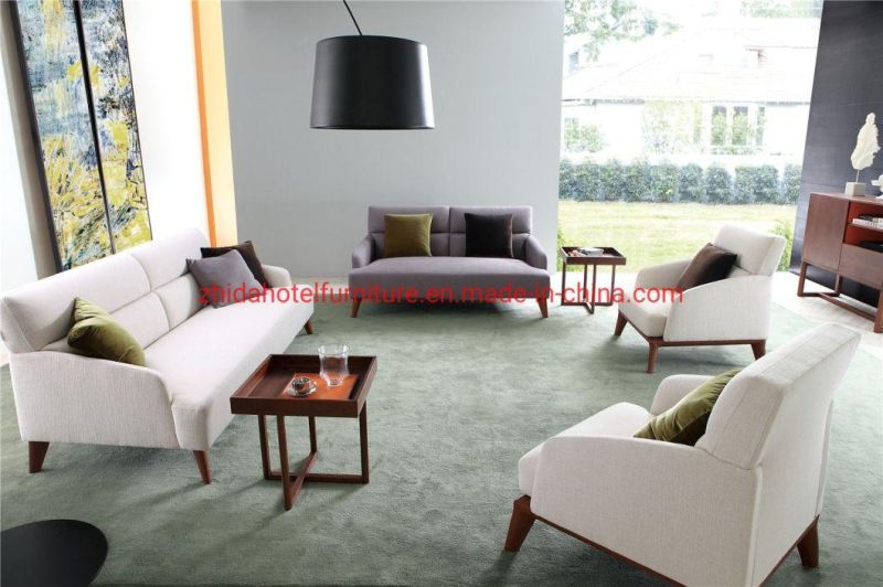 Comfortable Modern Fabric Living Room Sofa Leather Sofa