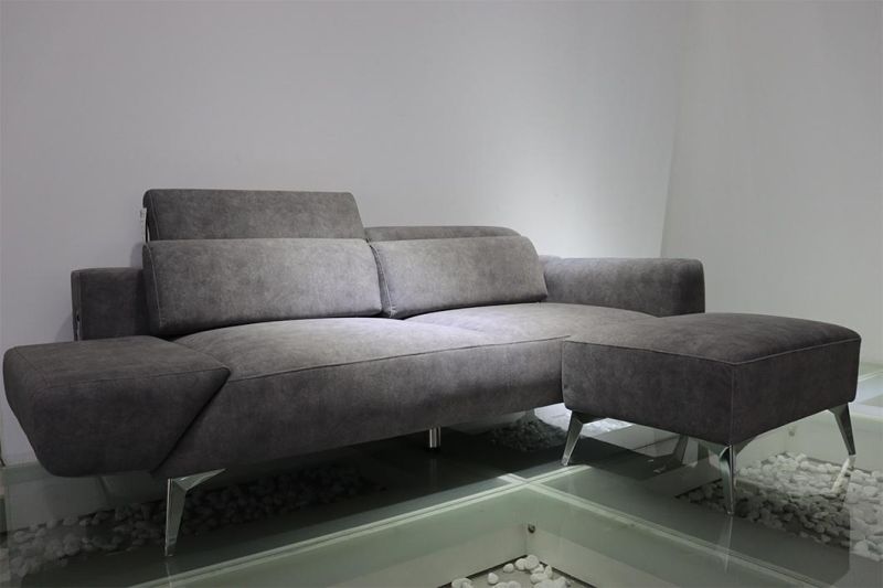 Factory Custom High End Luxury Style Modern Living Room Furniture Sectional Corner Sofa Simple Design Sofa Set