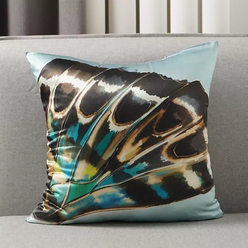 Luxury Custom Design 100% Silk Cushion Silk Sofa Bed Cushion