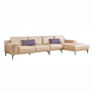 Hot Sell Modern Home Furniture L Shape Leather Lawson Sofa (B11)