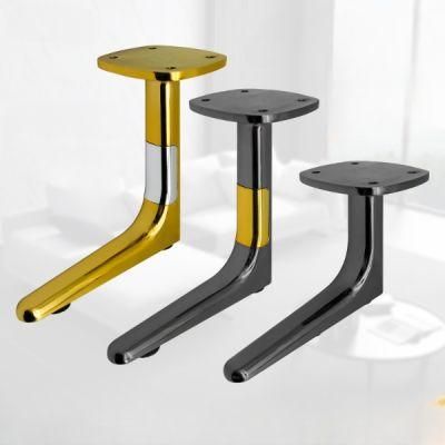 Aluminum Alloy Thickened L-Shaped Sofa Leg Hardware Leg Support Legs Bathroom Cabinet Leg Coffee Table Leg Solid Furniture Accessories