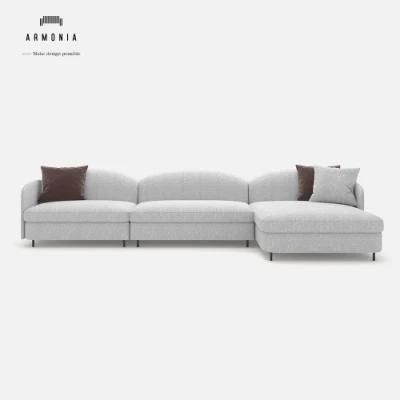 Fabric Non Inflatable Set Recliner Sectional L Shape Corner Sofa