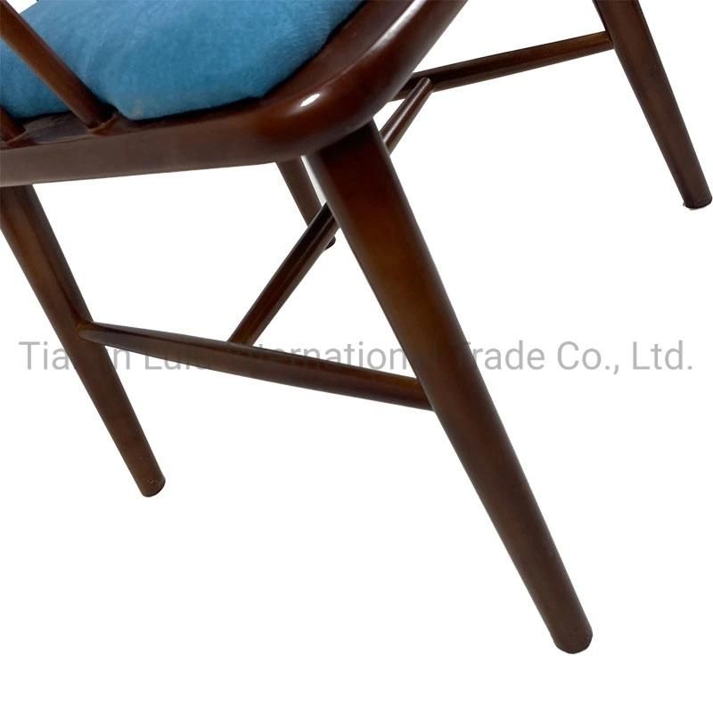 Windsor Style Wooden Leisure Chair Dining Room Dining Chair for Restaurant Hotel Lobby Dining Room Dining Chairs