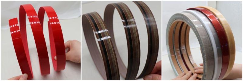 Solid/Wood Grain Color Furniture Plastic Edge Banding/Tape / PVC Edge Banding