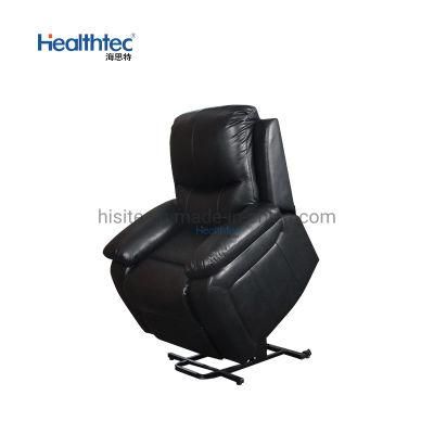Furniture Reclining Genuine Leather Manual Recliner Sofa Chair Reclinable with Massage and Heat Function for Living Room