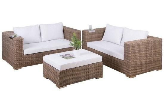 Two Seater Garden Outdoor Wicker Sofa