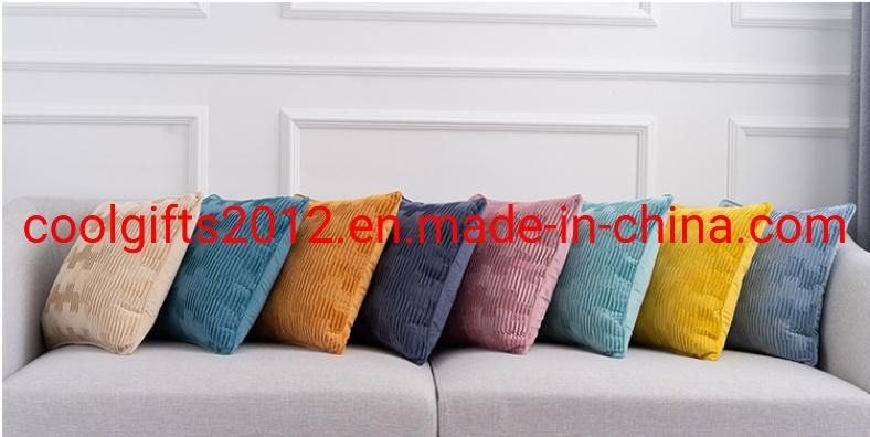45cm*45cm Pure Color Velvet Pillow Cushion Covers Velvet Decorative Custom Throw Pillow for Sofa