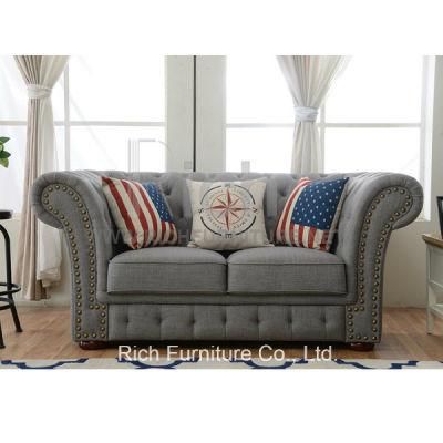 Fabric Chesterfield Sofa for Living Room