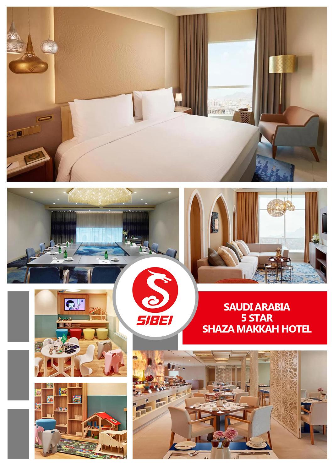 Saudi Shaza Makka Hotel Designer Like King Bed Chinese Modern Wooden Hotel Home Bedroom Living Room Sofa Furniture