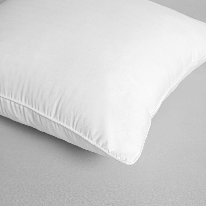 Hotel Collection Luxury Pillow Dust Mite Resistant & Hypoallergenic Queen Size Pillow Soft White Goose Down Pillow