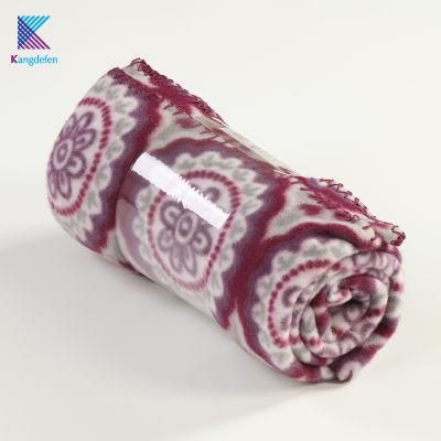 Warp Knitting Customize Size Sofa Soft Sleeping Blanket for Spring and Autumn